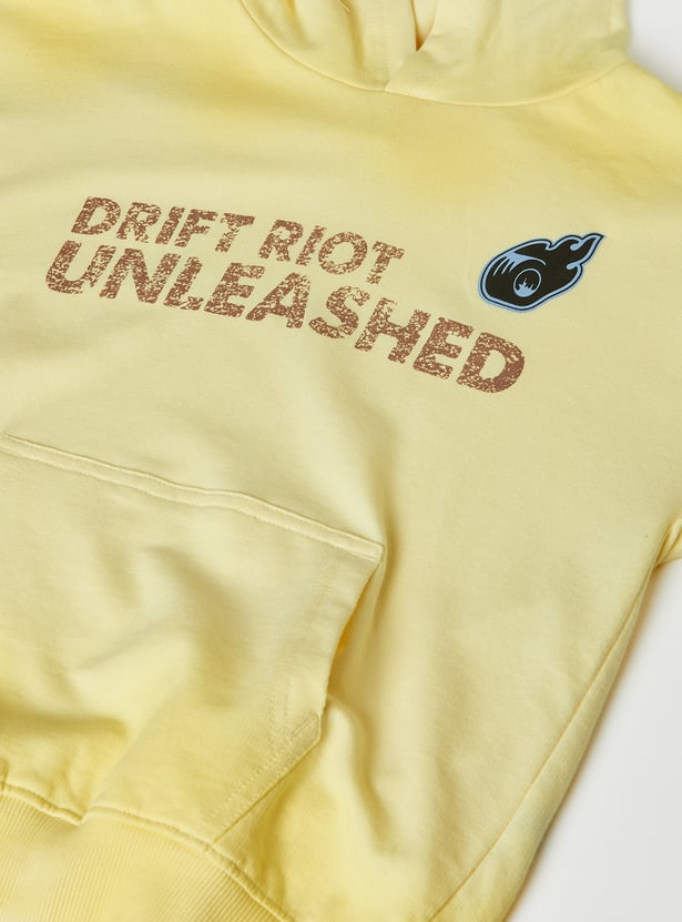 Boys Printed Hooded T-shirt