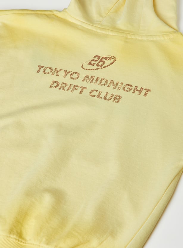 Boys Printed Hooded T-shirt