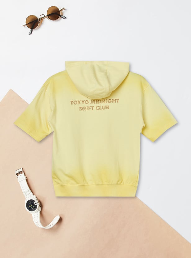 Boys Printed Hooded T-shirt
