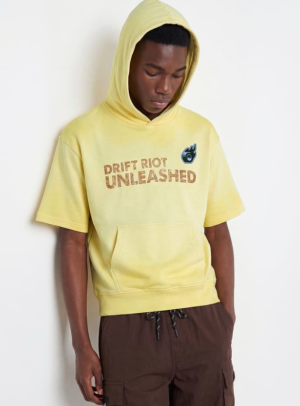 Boys Printed Hooded T-shirt