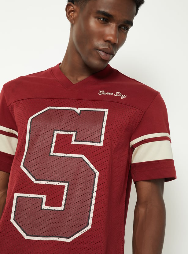 Men Printed Sports T-shirt