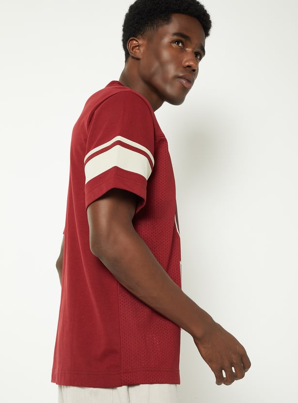 Men Printed Sports T-shirt