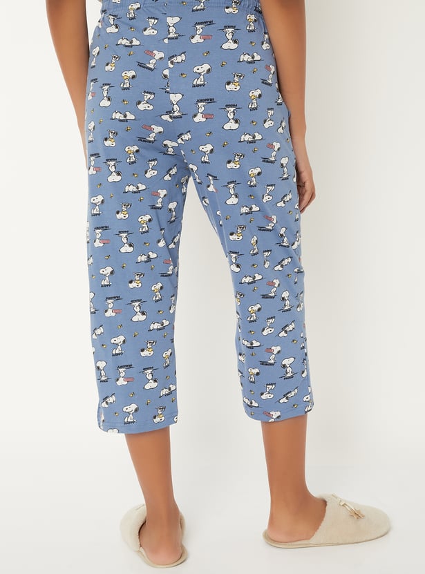 Women Snoopy Capris