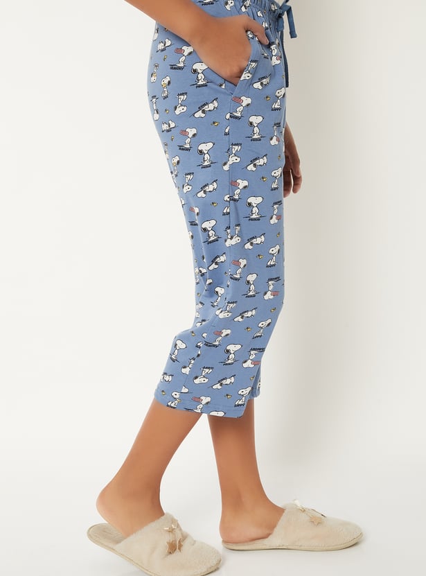 Women Snoopy Capris