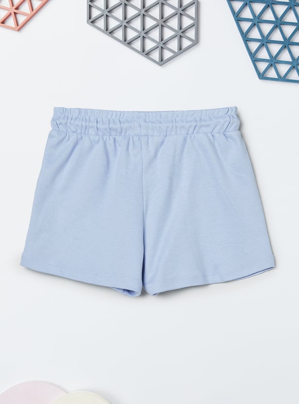 Girls Frozen Printed Shorts Set