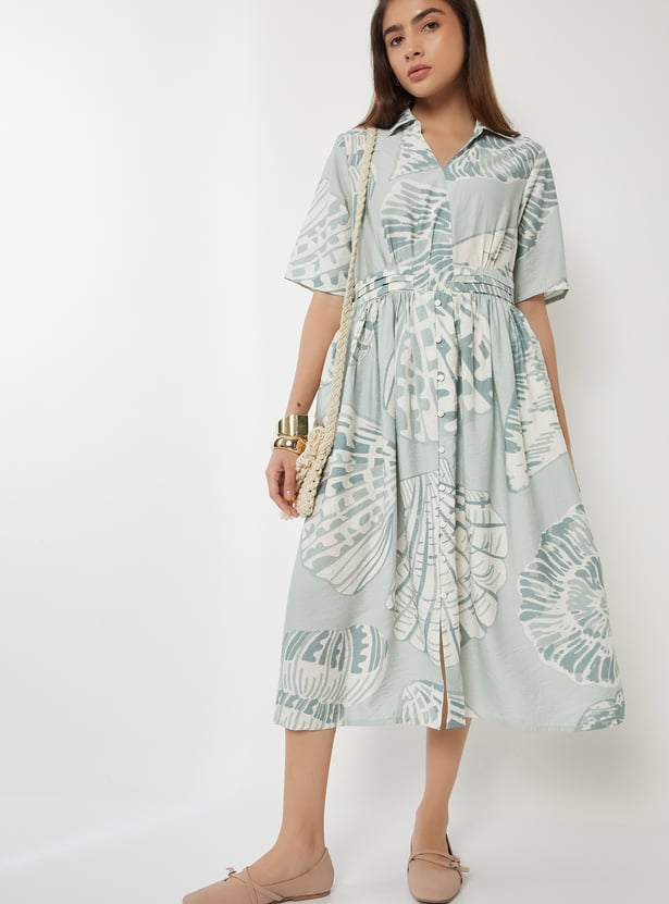 Women Printed A-Line Dress