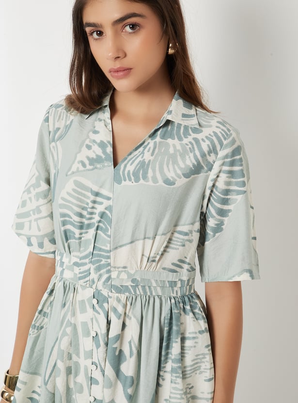 Women Printed A-Line Dress