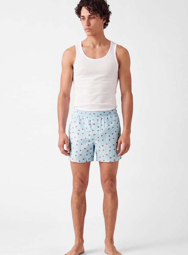 Men Printed Boxers