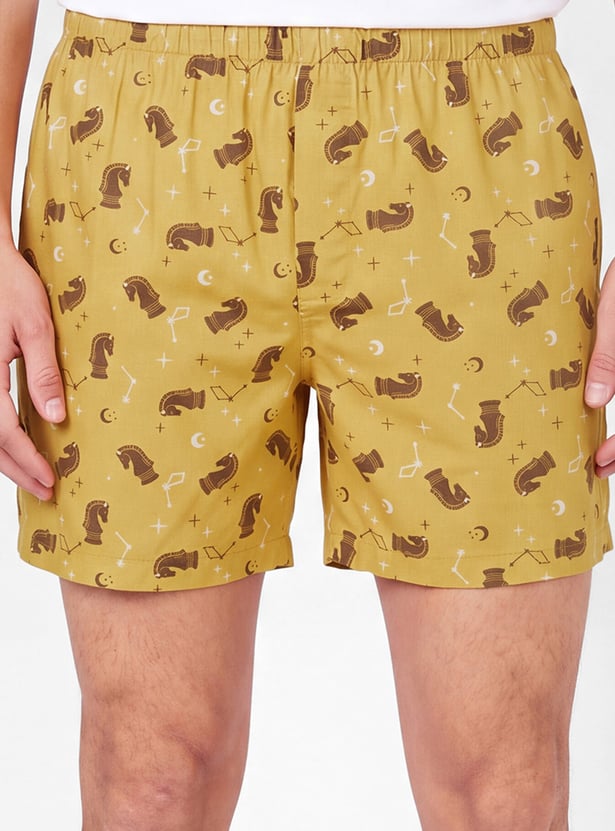 Men Printed Boxers