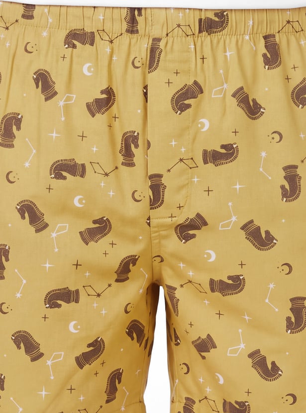 Men Printed Boxers