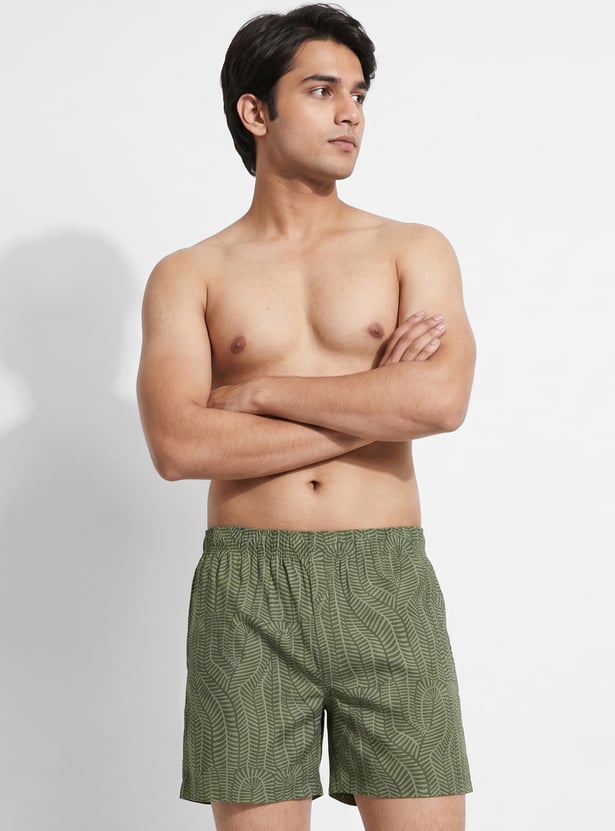 Men Printed Boxers