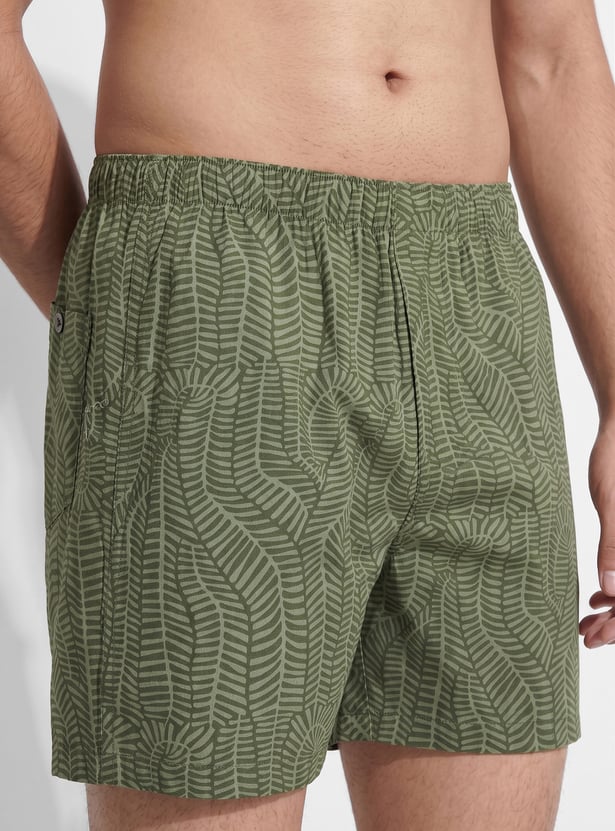 Men Printed Boxers