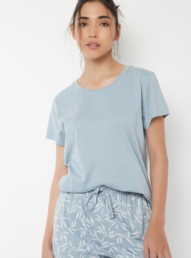 Women Printed PJ Set