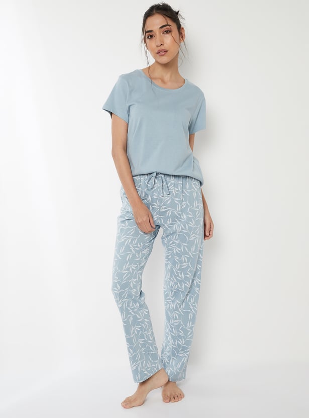 Women Printed PJ Set
