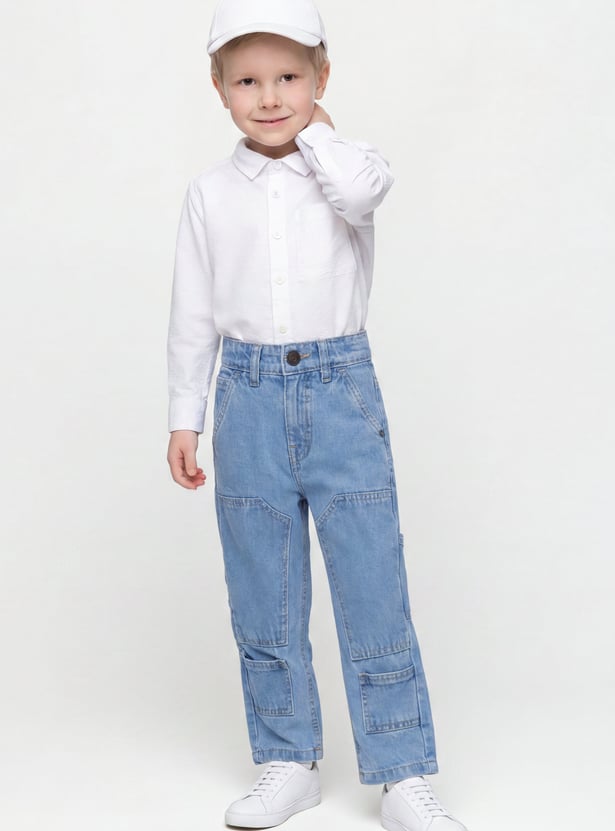 Boys Solid Cargos
