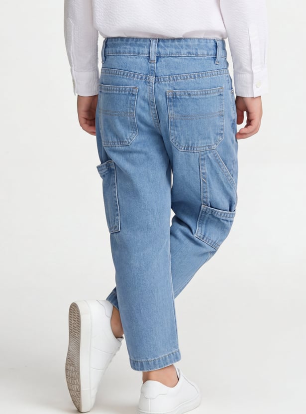 Boys Solid Cargos