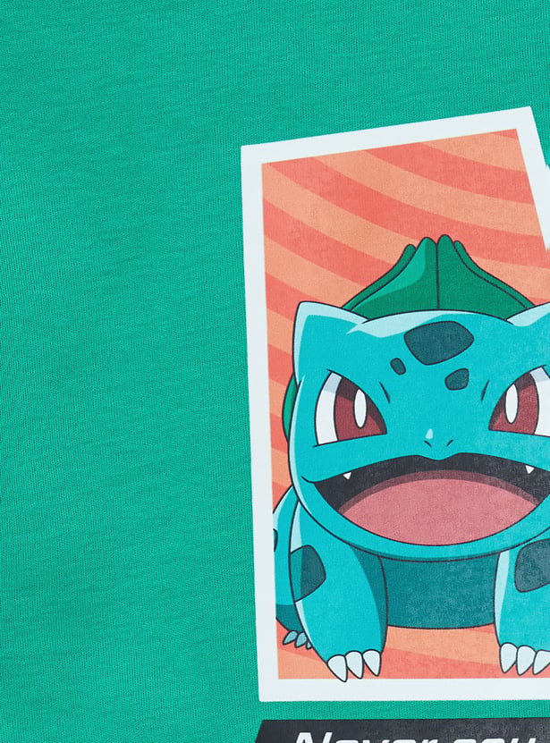 Boys Pokemon Printed T-shirt