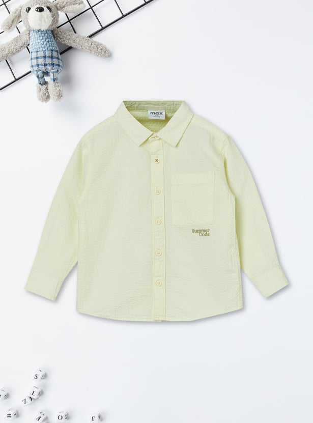 Boys Textured Shirt