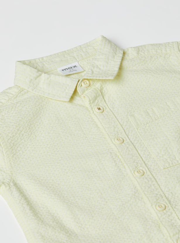 Boys Textured Shirt