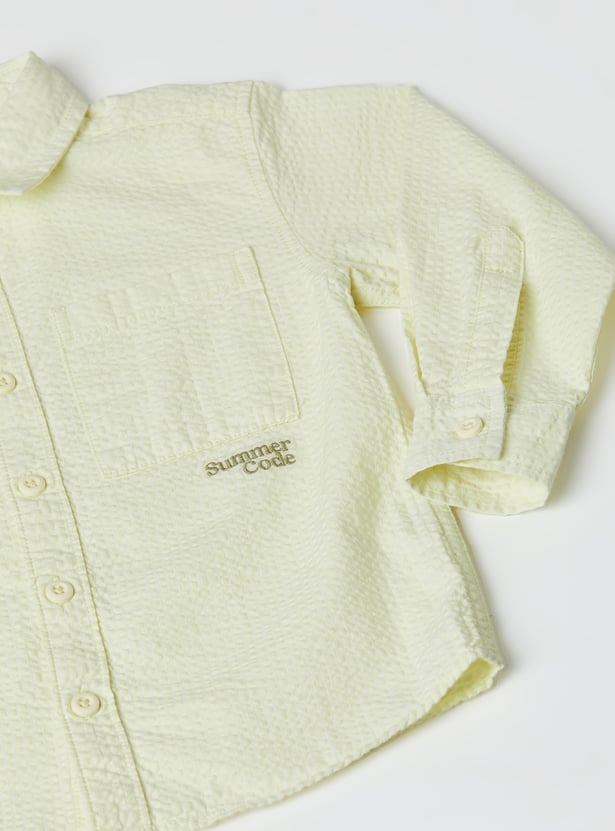 Boys Textured Shirt