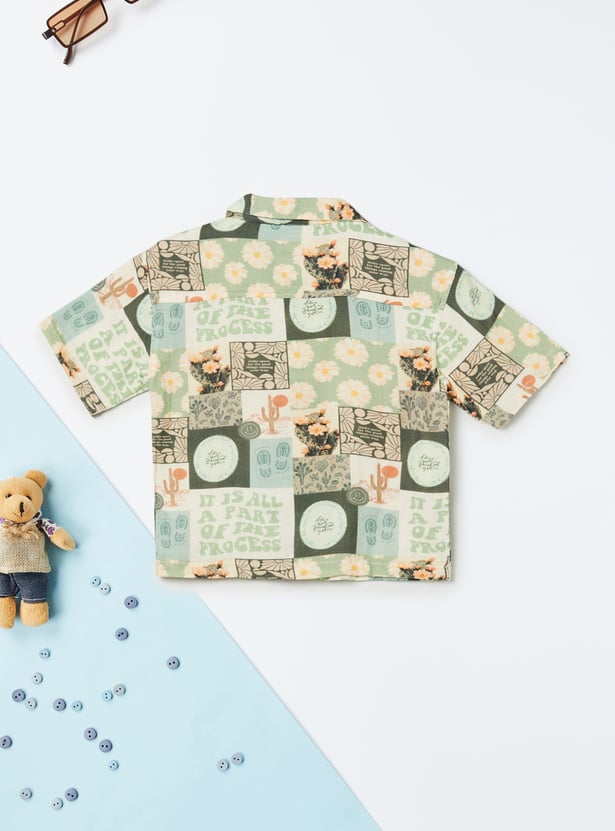 Boys Printed Resort Shirt