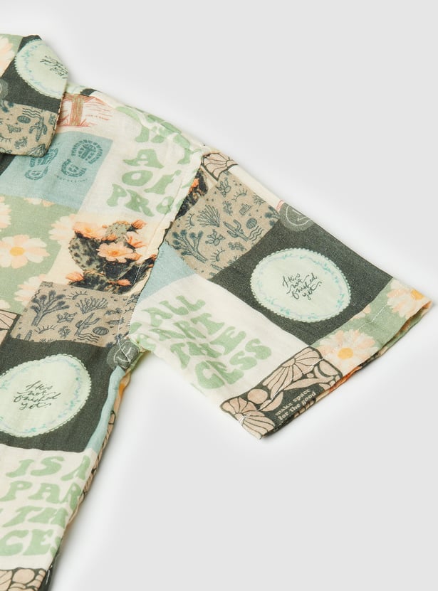 Boys Printed Resort Shirt