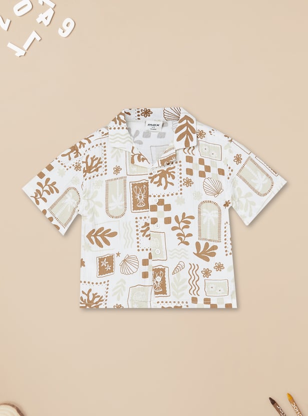 Boys Printed Resort Shirt
