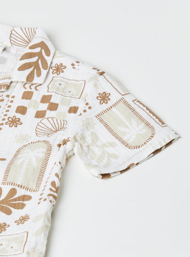 Boys Printed Resort Shirt