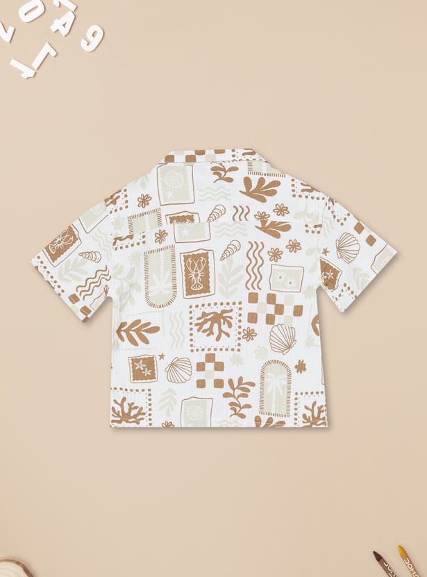 Boys Printed Resort Shirt