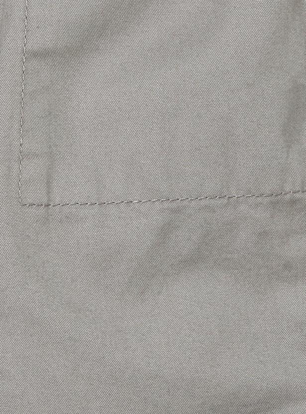 Boys Solid Cargo Joggers