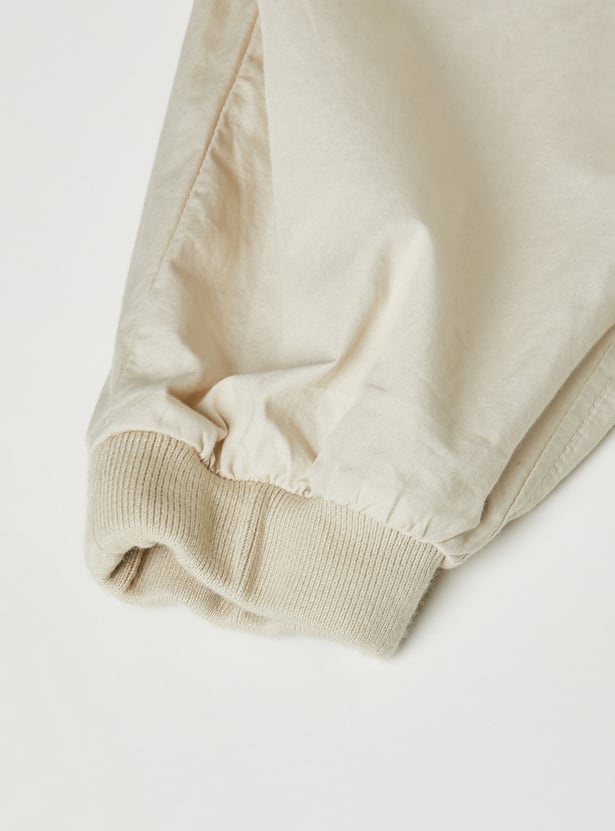 Boys Solid Cargo Joggers