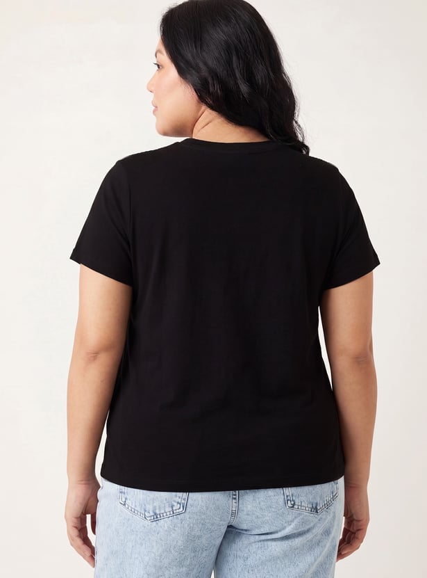 Women Embellished T-shirt