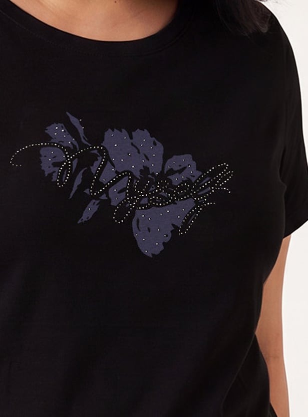 Women Embellished T-shirt