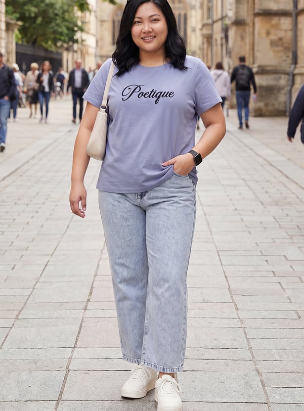 Women Embroidered T-shirt