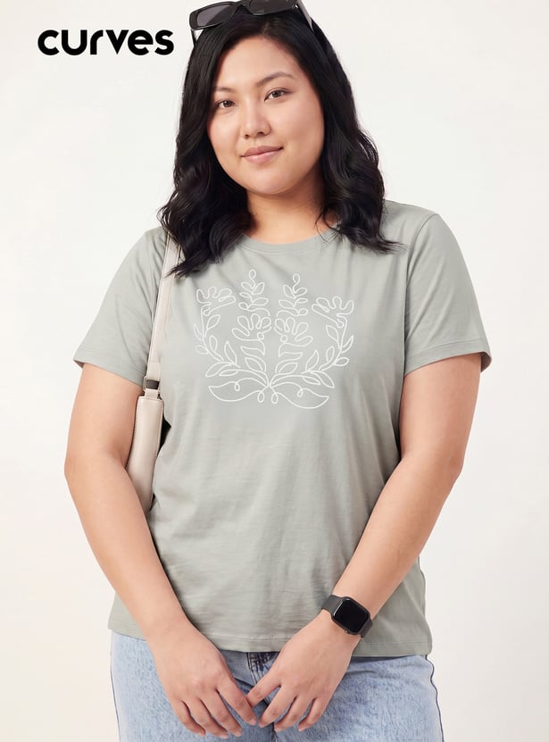 Women Embroidered T-shirt