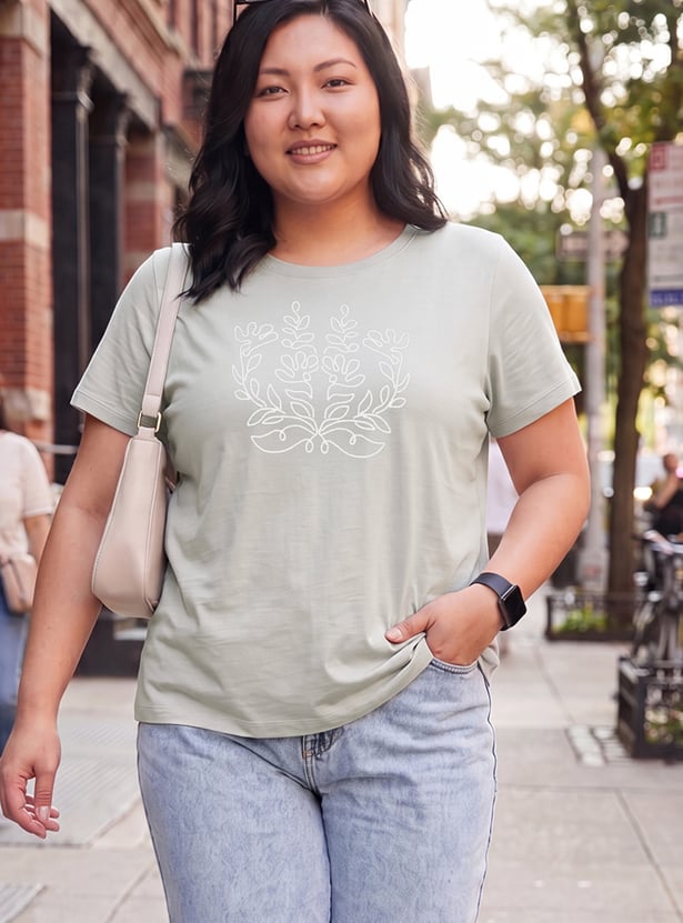 Women Embroidered T-shirt