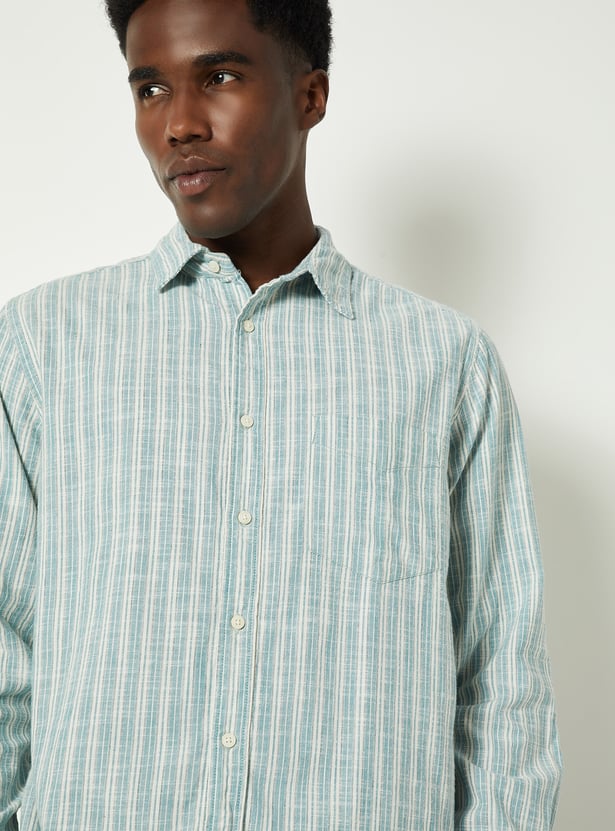Men Striped Regular Fit Shirt