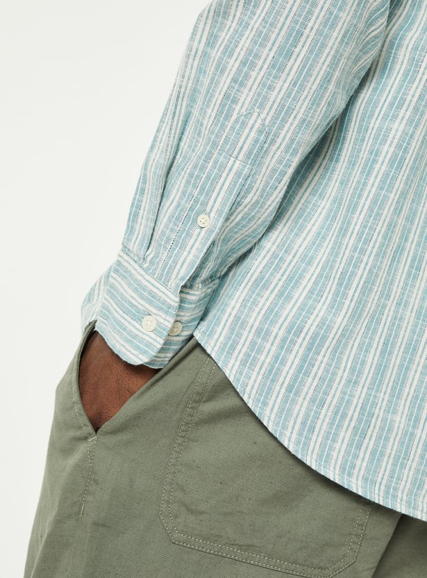 Men Striped Regular Fit Shirt