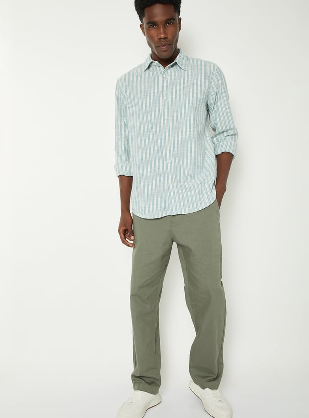 Men Striped Regular Fit Shirt