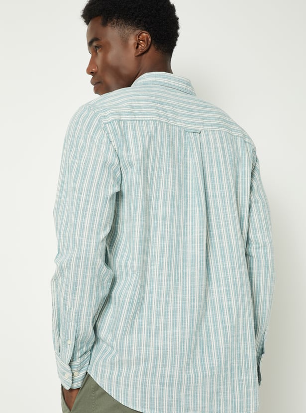 Men Striped Regular Fit Shirt