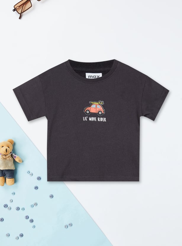 Boys Printed Shorts Set