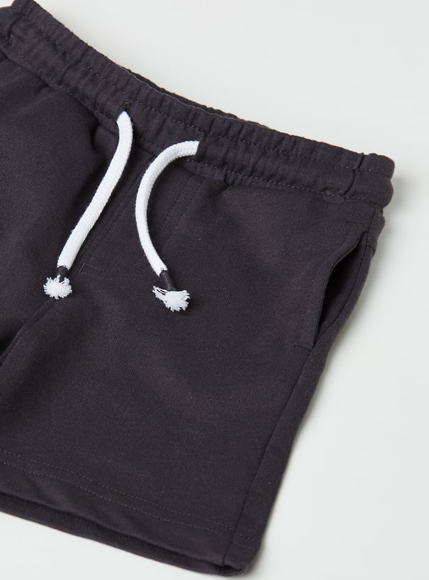 Boys Printed Shorts Set