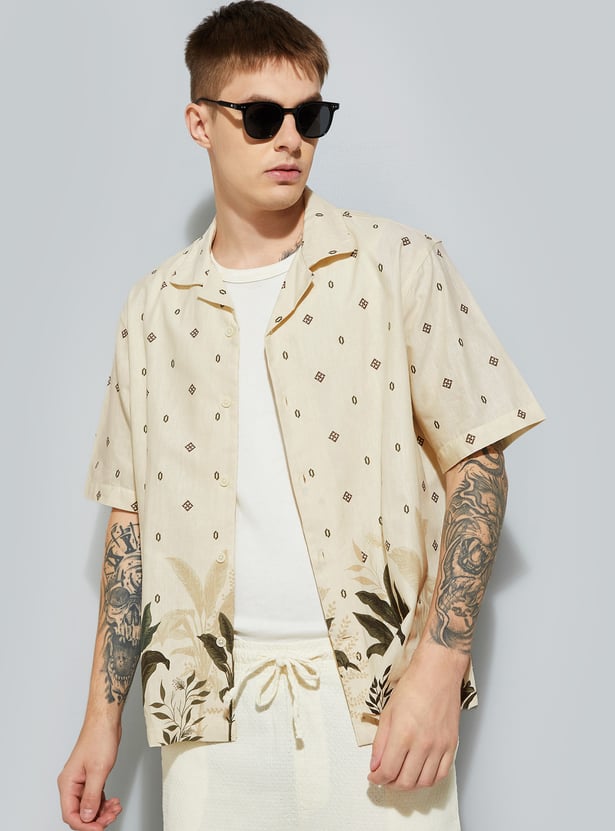 URB_N Men Printed Resort Shirt