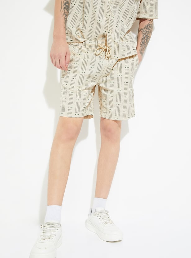 URB_N Men Patterned Shorts