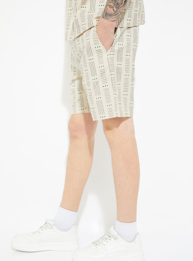 URB_N Men Patterned Shorts