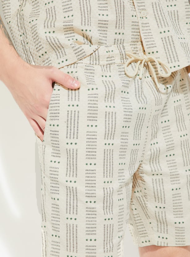 URB_N Men Patterned Shorts