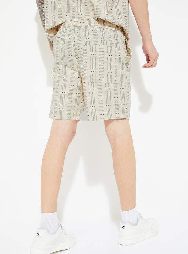 URB_N Men Patterned Shorts