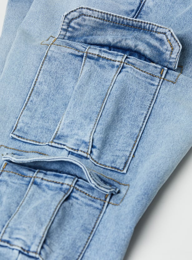 Boys Washed Cargo Joggers