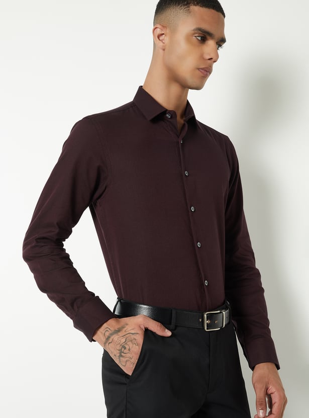 Men Solid Formal Shirt