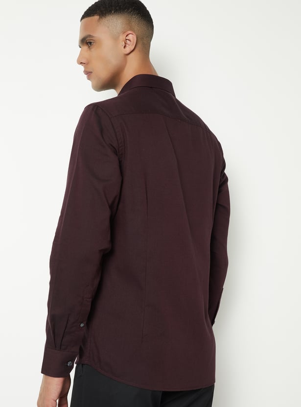 Men Solid Formal Shirt